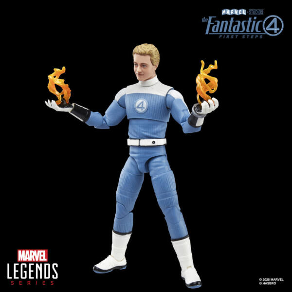 Figura Johnny Storm Los 4 Fantasticos Marvel - Imagen 3