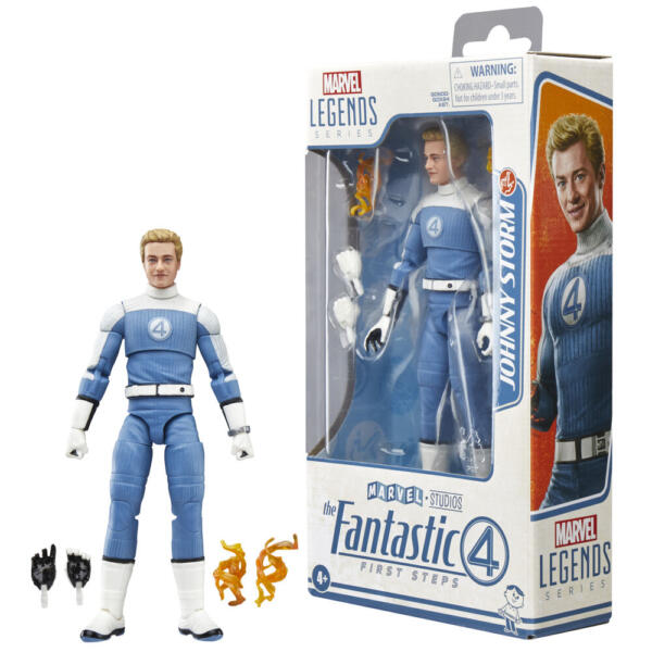 Figura Johnny Storm Los 4 Fantasticos Marvel - Imagen 2