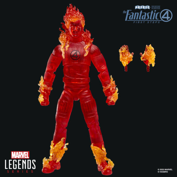 Figura Antorcha Humana Los 4 Fantasticos - Imagen 3