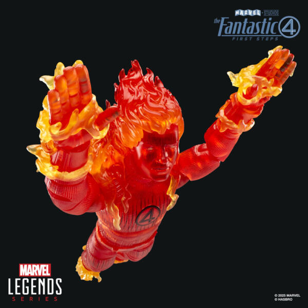 Figura Antorcha Humana Los 4 Fantasticos - Imagen 4