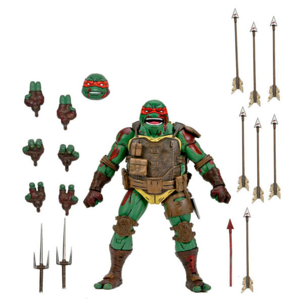 Figura Ultimate First To Fall Raphael Teenage Mutant Las Tortugas Ninja - Imagen 2