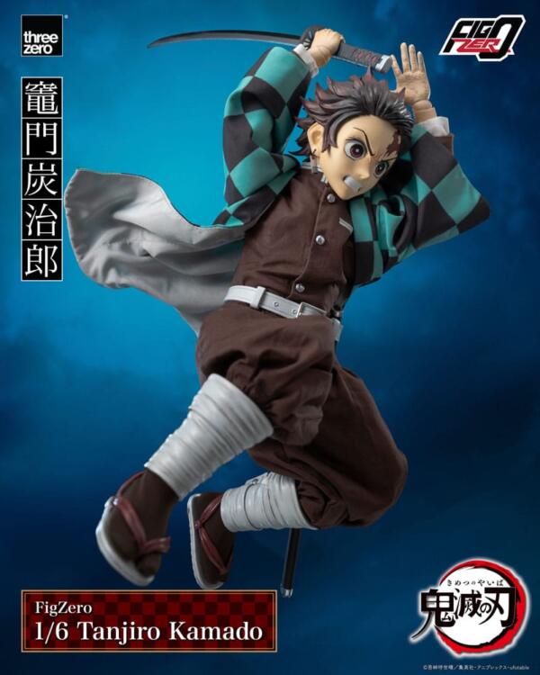 Demon Slayer: Kimetsu no Yaiba Figura FigZero 1/6 Tanjiro Kamado 27 cm - Imagen 2