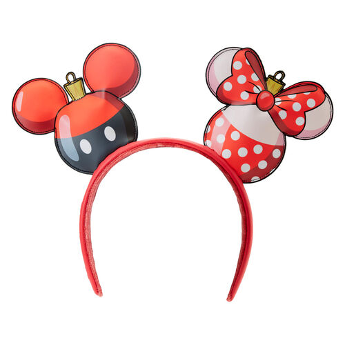 Diadema Orejas Navidad Mickey & Minnie Disney Loungefly - Imagen 2