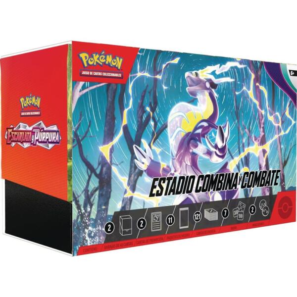 Estuche cartas Estadio Combina y Combate Pokemon - Imagen 2
