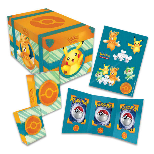 Cofre del tesoro juego cartas coleccionables Pokemon español - Imagen 2