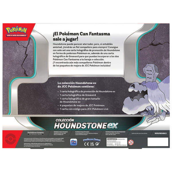 Blister cartas Houndstone Pokemon español - Imagen 2