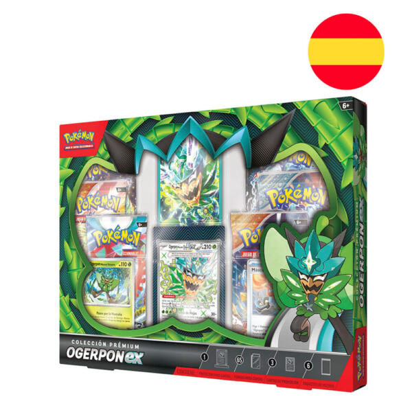 Estuche cartas Ogerpon EX Pokemon español - Imagen 2