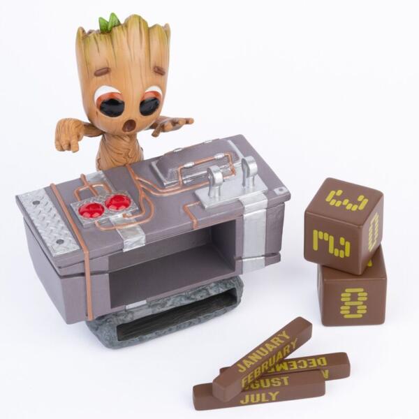 Calendario Perpetuo 3D Groot Death Button Guardianes de la Galaxia Marvel - Imagen 2