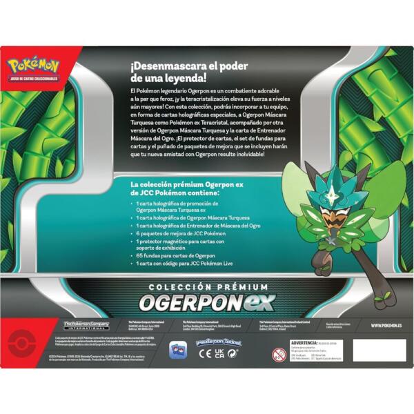 Estuche cartas Ogerpon EX Pokemon español - Imagen 3