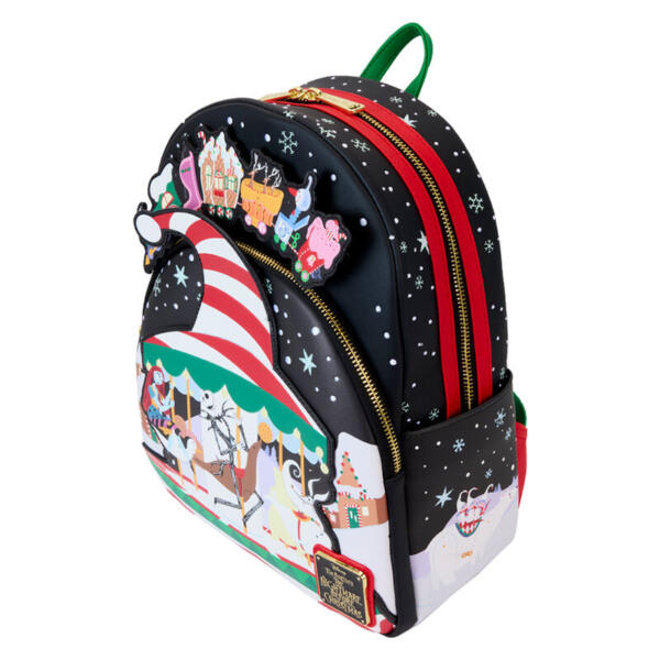 Mochila Journey to Christmas Town Pesadilla Antes de Navidad Disney Loungefly - Imagen 2