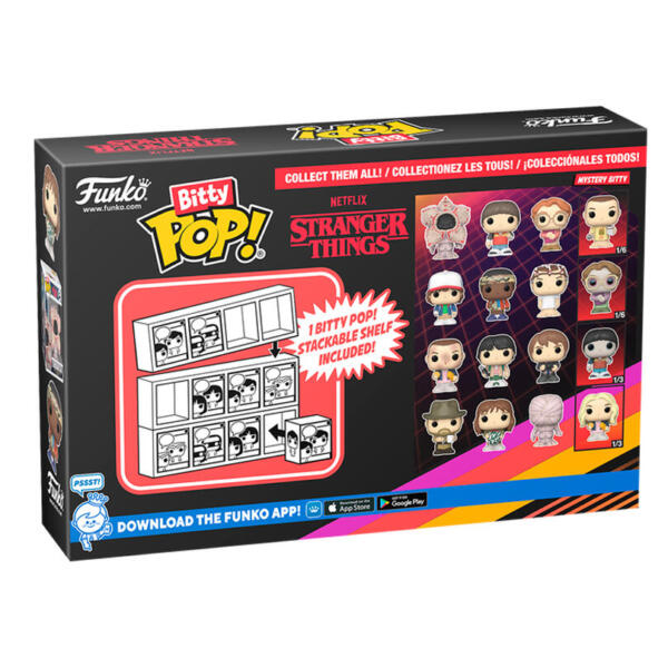 Blister 4 figuras Bitty POP Stranger Things Demogorgon - Imagen 2