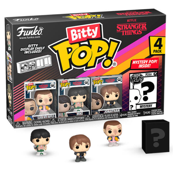 Blister 4 figuras Bitty POP Stranger Things Eleven - Imagen 2