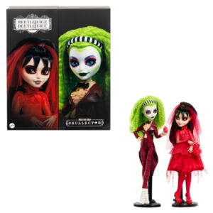 Set 2 muñecas Beetlejuice Bitelchus Monster High Skullector