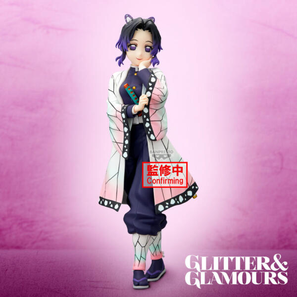 Figura Shinobu Kocho Glitter & Glamorous Demon Slayer Kimetsu no Yaiba 22cm - Imagen 2