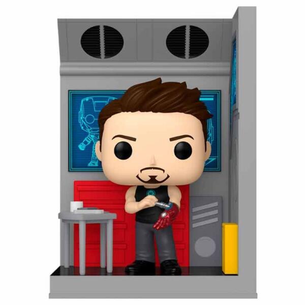 Figura POP Nooks Marvel Tony Stark in His Workshop - Imagen 2