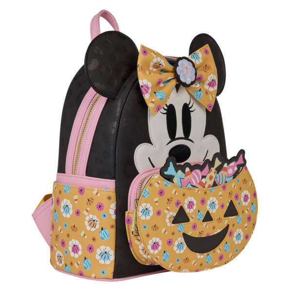 Mochila Pumpkin Minnie Disney Loungefly 26cm - Imagen 2
