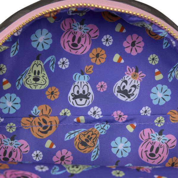 Mochila Pumpkin Minnie Disney Loungefly 26cm - Imagen 4