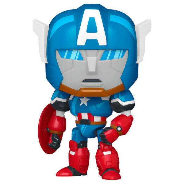Figura POP Marvel What If..? Capitan America Mech - Imagen 2