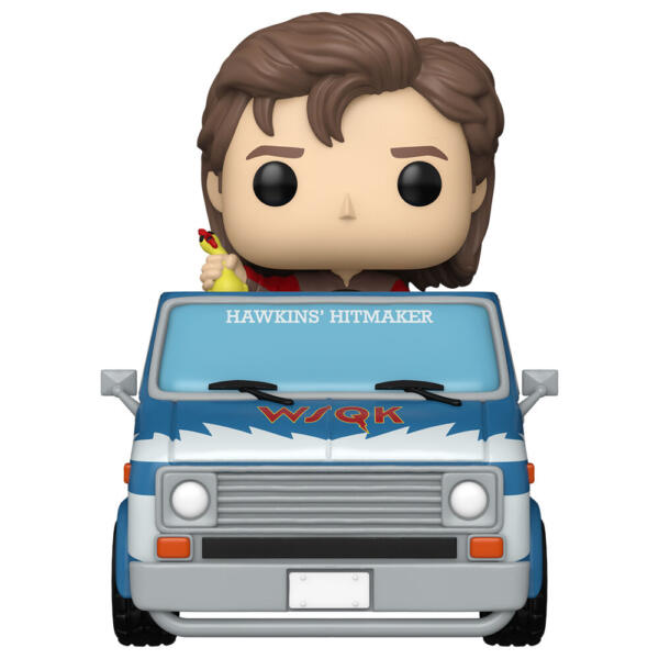Figura POP Rides Deluxe Stranger Things 5 Steve with the Squawk Van - Imagen 2