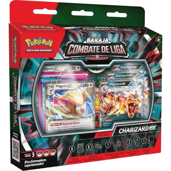 Juego cartas baraja Charizard Pokemon español - Imagen 3