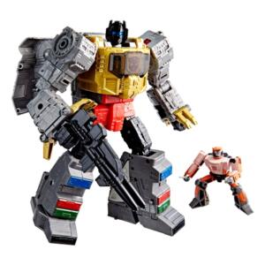 The Transformers: The Movie Studio Series Leader Class Figura Dinobot Grimlock & Autobot Wheelie