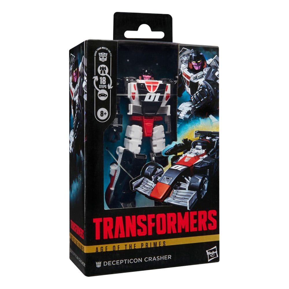 Transformers Age of the Primes Deluxe Class Figura Decepticon Crasher - Imagen 3