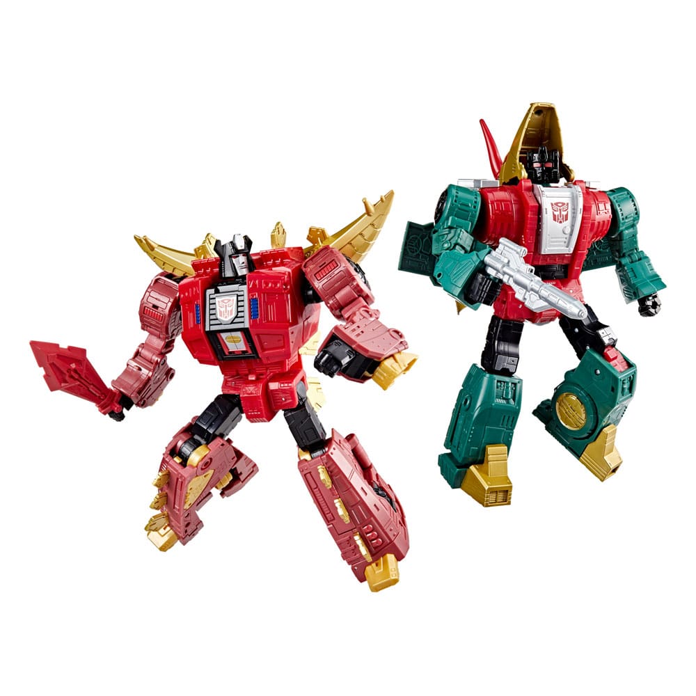 Transformers Age of the Primes Leader Class Pack de 2 Figuras G2 Universe Dinobots Snarl & Slug 19 cm