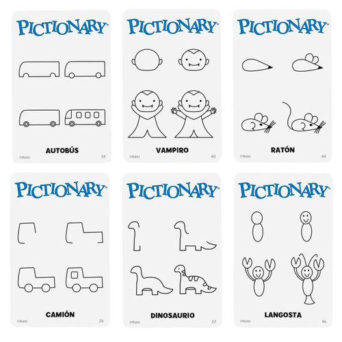 Juego mesa Pictionary español - Imagen 5