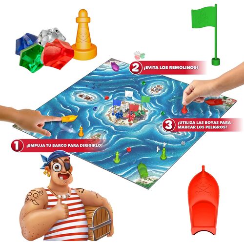 Juego de mesa Bermuda Piratas español - Imagen 2