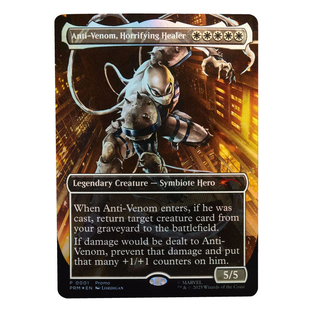 Figura Agent Anti-Venom Magic The Gathering Spider-Man Marvel 15cm - Imagen 5