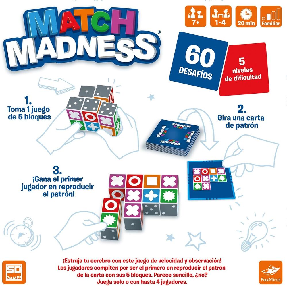 Juego de mesa Match Madness español - Imagen 2