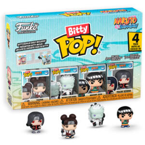 Blister 4 figuras Bitty POP Naruto Shippuden Battle