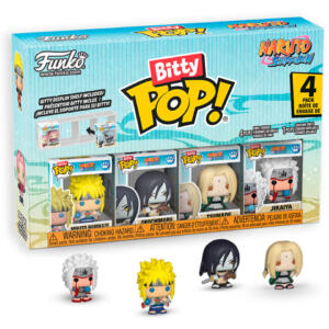 Blister 4 figuras Bitty POP Naruto Shippuden Team 2