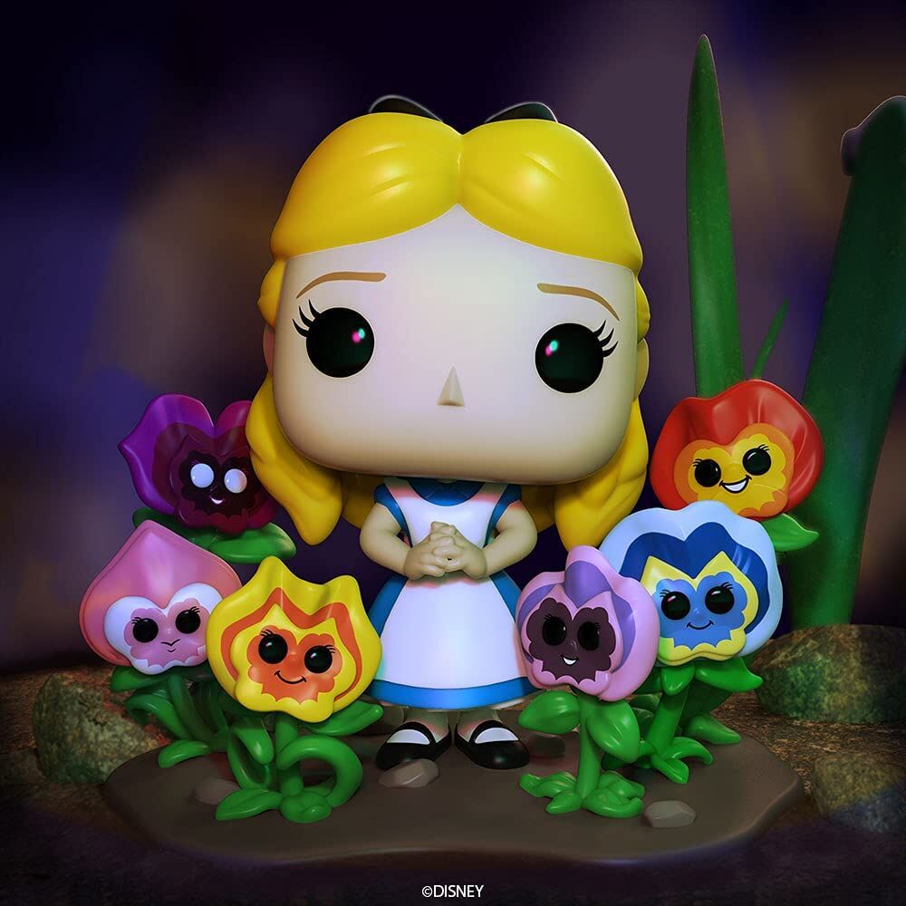 Figura POP Disney Alicia en el Pais de las Maravillas 70th Alice with Flowers - Imagen 3