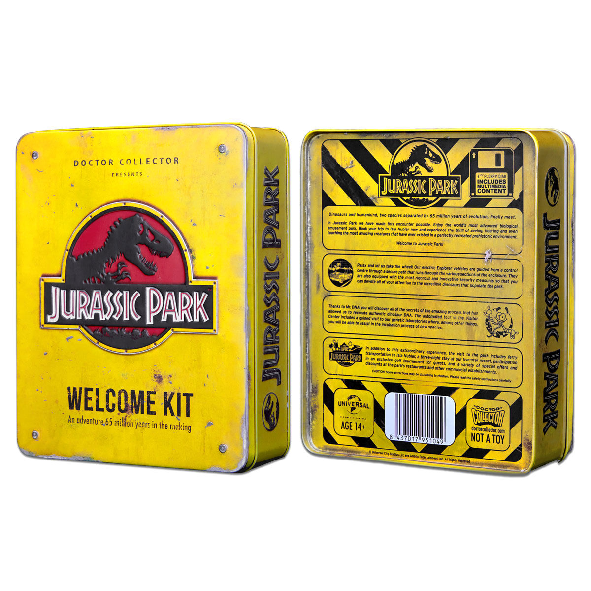 Replica caja metal Jurassic Park Welcome Kit Standard - Imagen 5