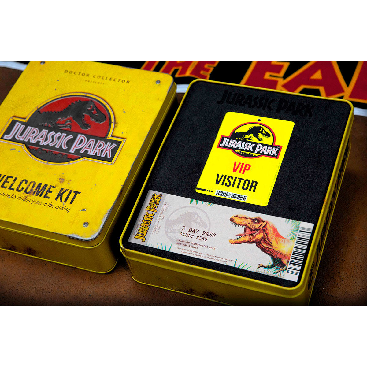 Replica caja metal Jurassic Park Welcome Kit Standard - Imagen 2