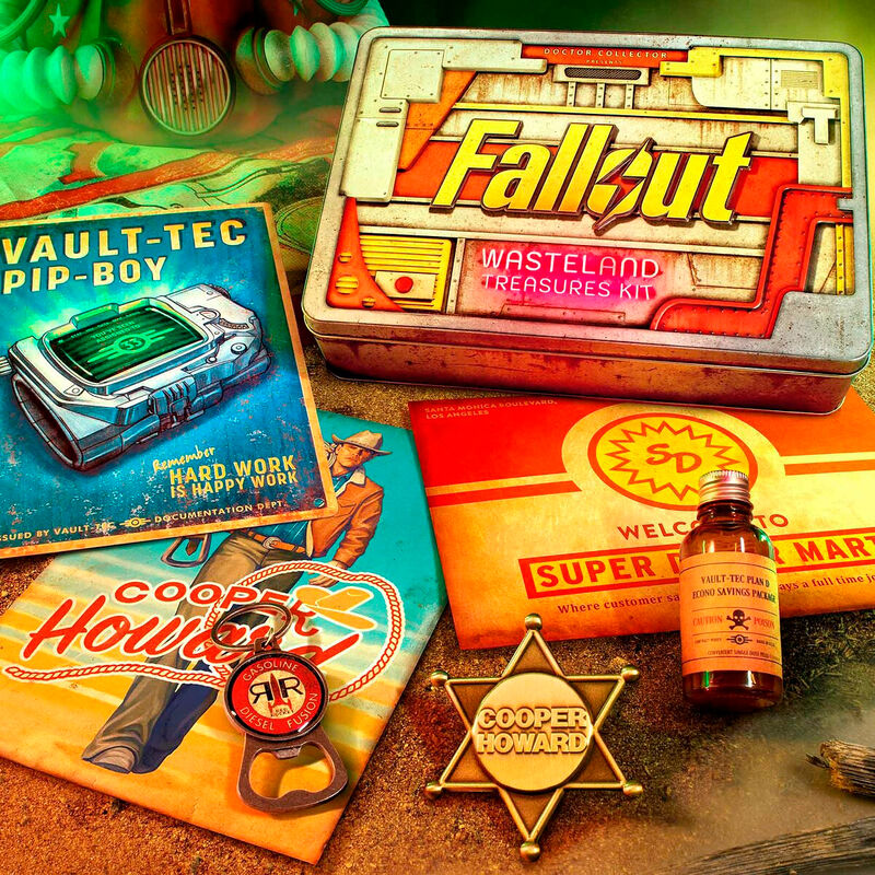 Caja metalica Tesoros del Yermo Fallout - Imagen 2