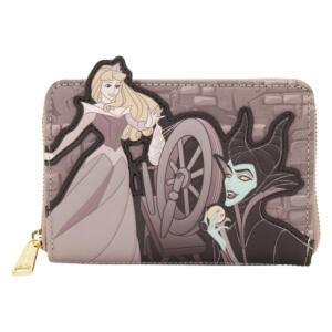 Cartera Spinning Wheel Bella Durmiente & Malefica Disney Loungefly