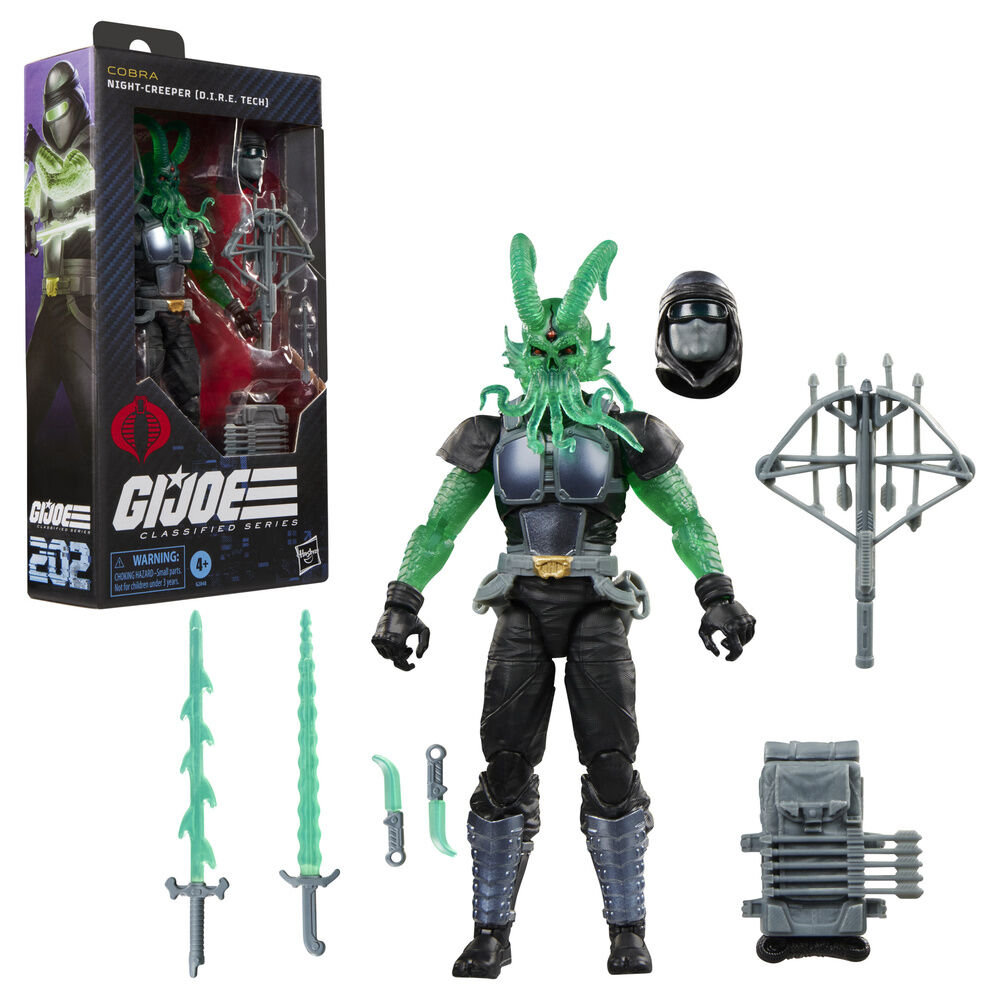 Figura Night Creeper D.I.R.E Tech Classified Series Cobra G.I. Joe 15cm - Imagen 2