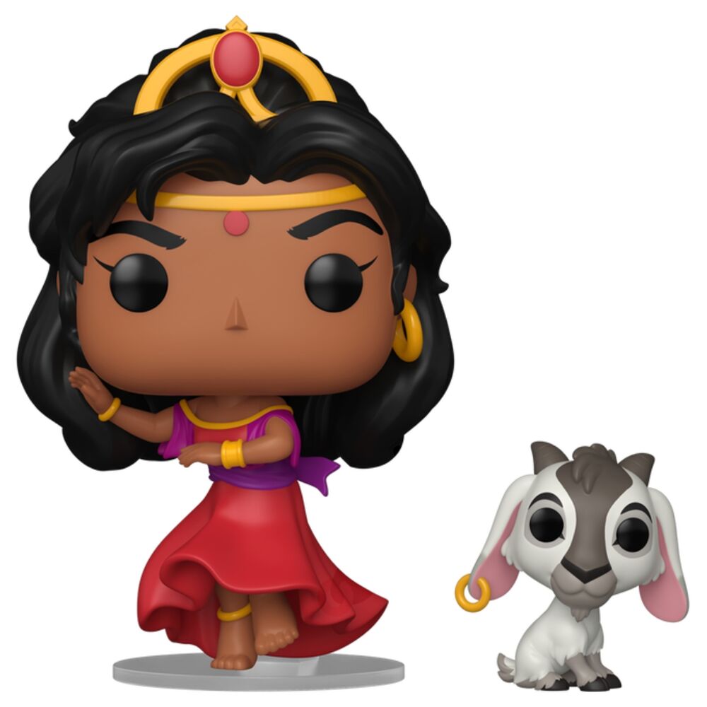 Figura POP Disney El Jorobado de Notre Dame Esmeralda & Djali - Imagen 2