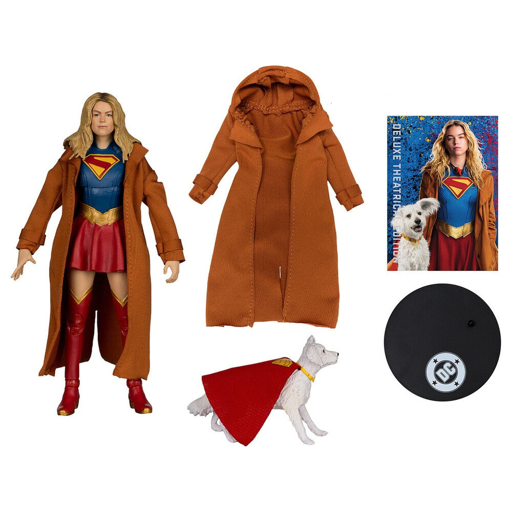 Figura Supergirl & Kripto Gold Label Collection Deluxe Theatrical Edition Supergirl DC Comics 18cm - Imagen 2