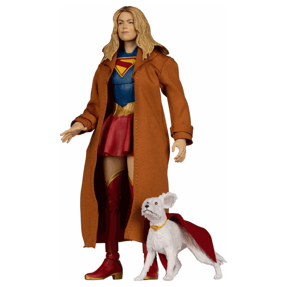 Figura Supergirl & Kripto Gold Label Collection Deluxe Theatrical Edition Supergirl DC Comics 18cm - Imagen 3