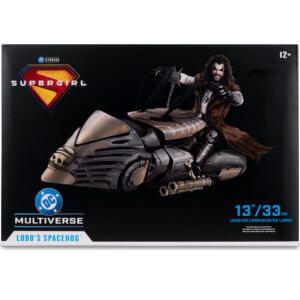 Figura Vehiculo Lobo's Spacehog Supergirl DC Comics 33cm