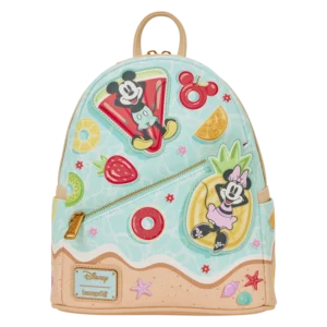Mochila Disney Mickey & Minnie Beach Fun Loungefly 26cm