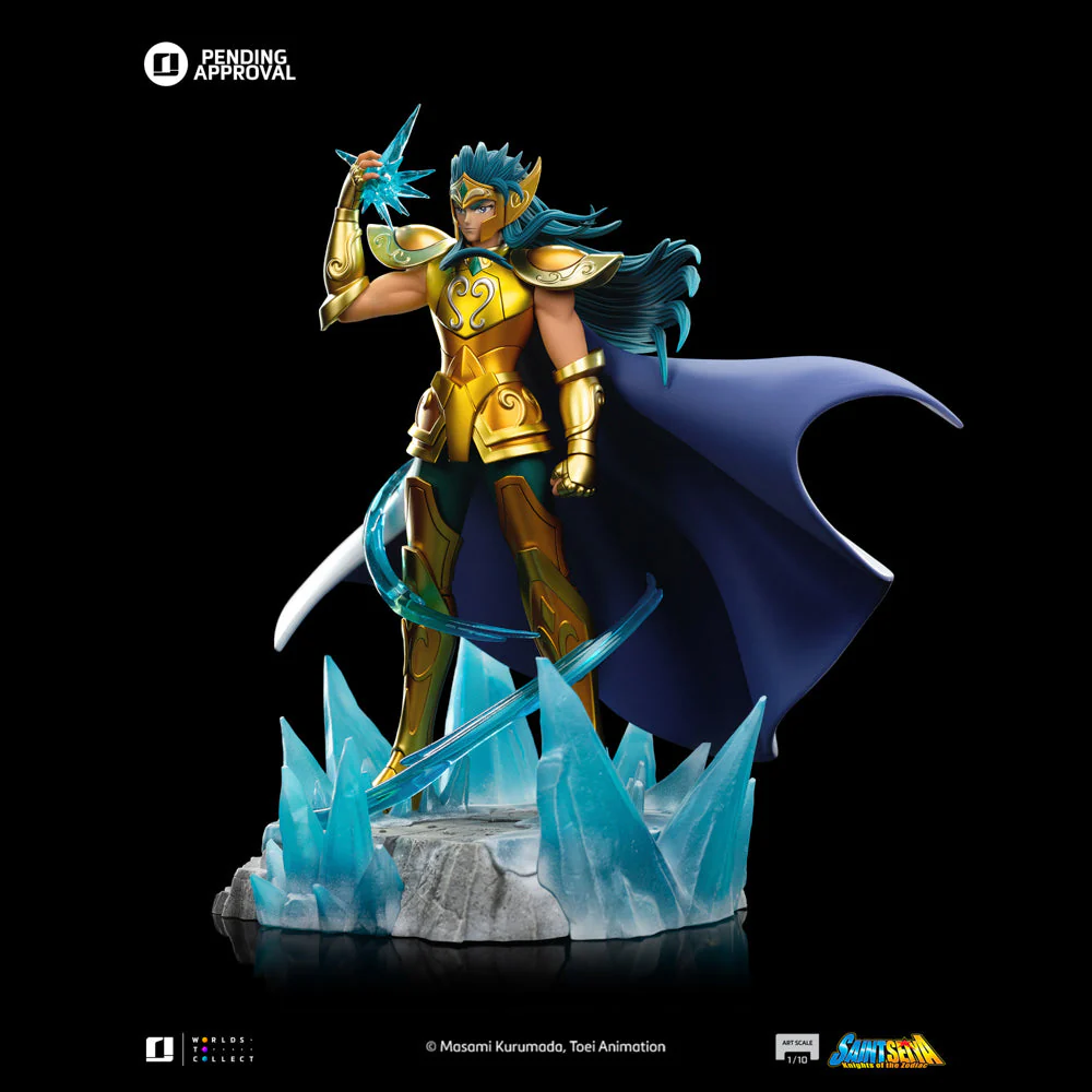 Estatua de Camus Acuario- Saint Seiya Iron Studios - Imagen 2