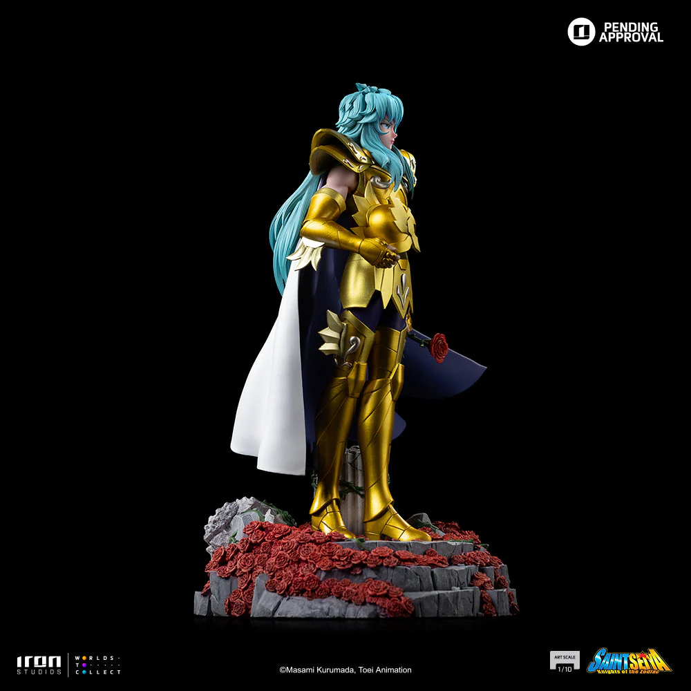 Estatua de Afrodita Piscis - Saint Seiya - Escala 1/10 - Iron Studios - Imagen 2