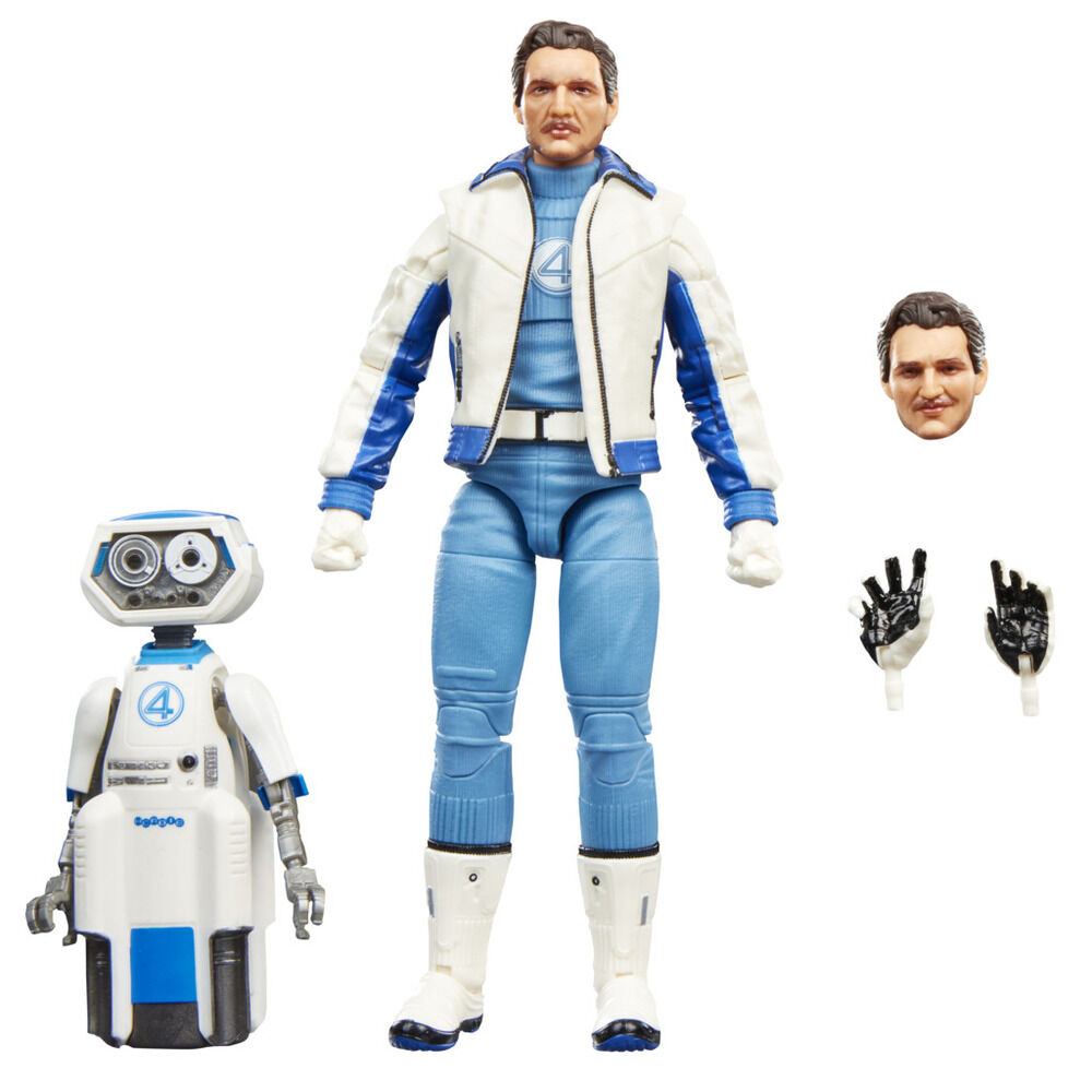 Figura Mister Fantastic and Marvels H.E.R.B.I.E Avengers Doomsday Marvel Legends Series 15cm - Imagen 4