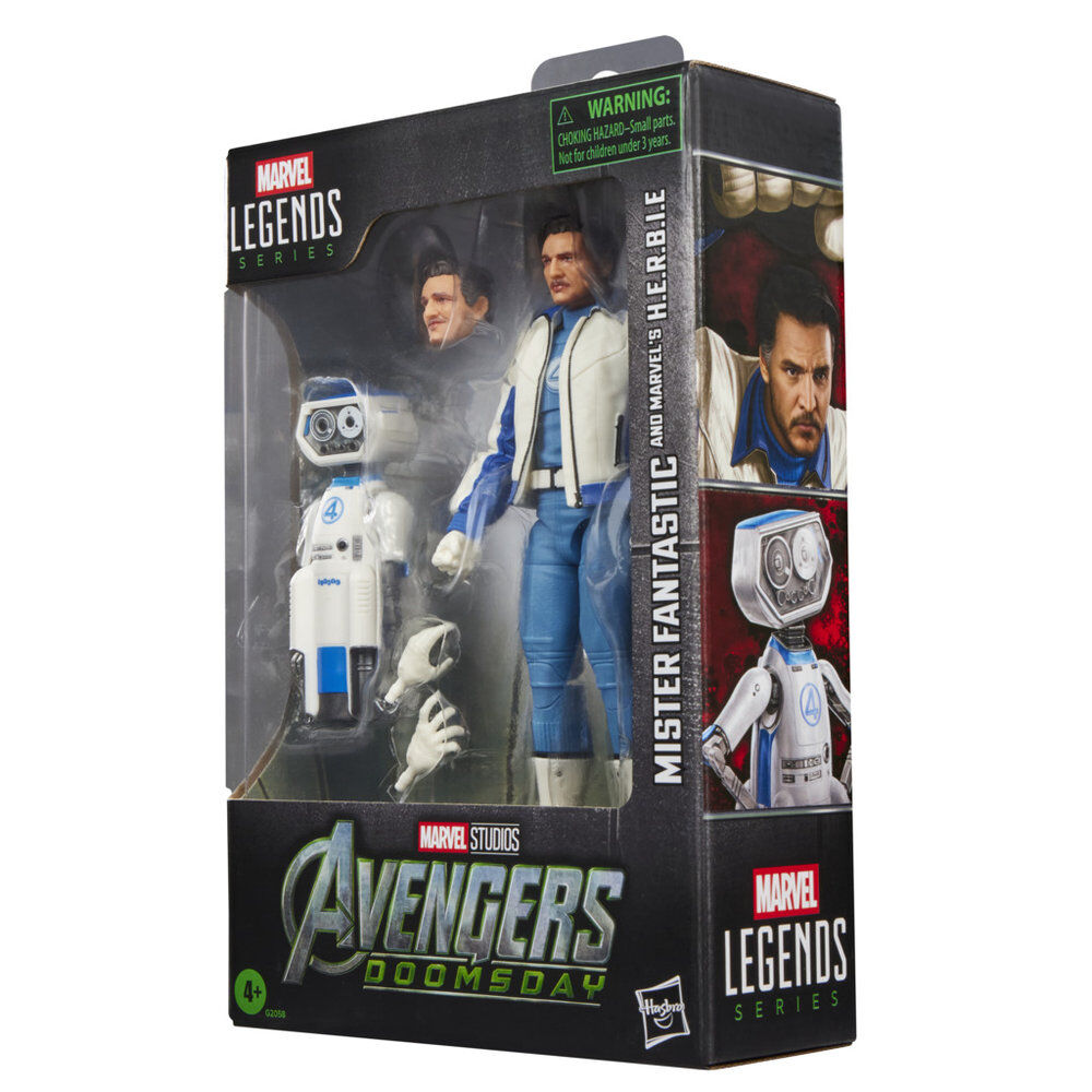 Figura Mister Fantastic and Marvels H.E.R.B.I.E Avengers Doomsday Marvel Legends Series 15cm - Imagen 3