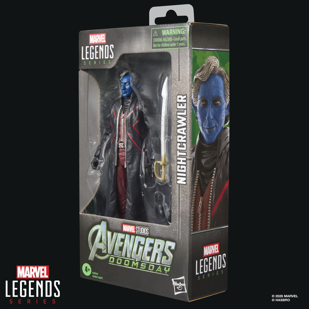Figura Nightcrawler Avengers Doomsday Marvel Legends Series 15cm - Imagen 2