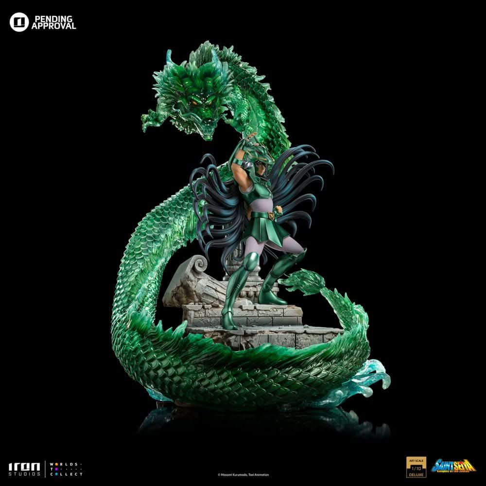 EstAtua Dragon Shiryu Deluxe - Saint Seiya - Art Scale 1/10 - Iron Studios - Imagen 3
